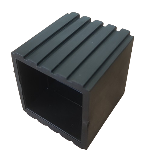 55542	 Ponteira Externa 40x40mm Quadrada - PVC