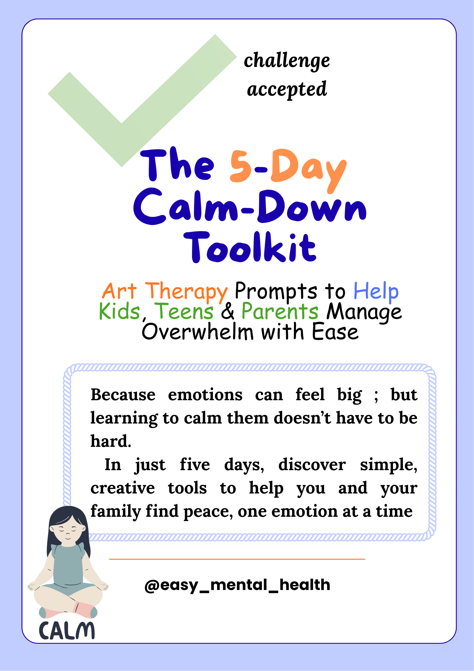 5-Day Calm-Down Toolkit