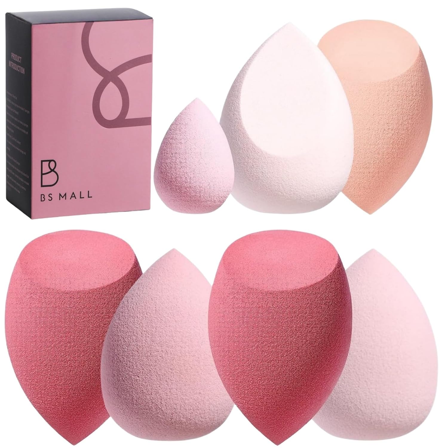 Makeup Sponge Set BS-MALL with Storage Case