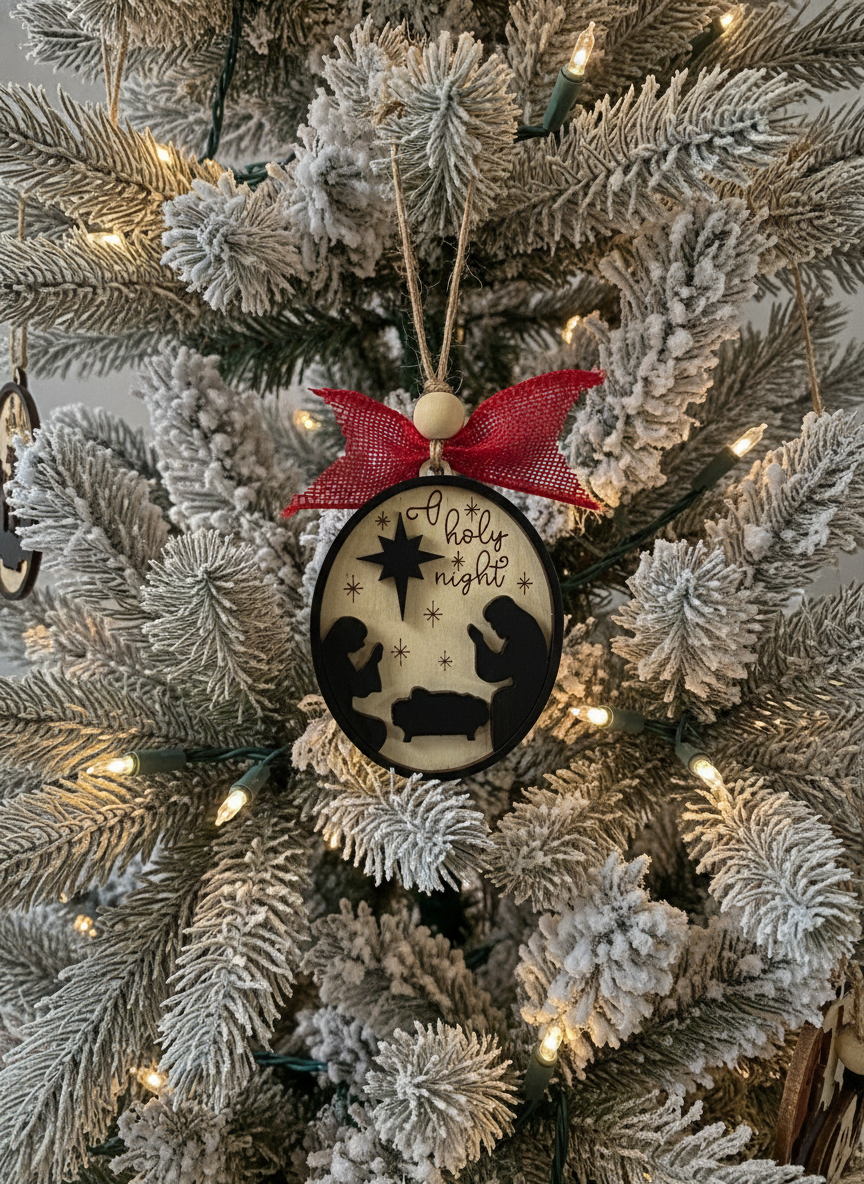 Nativity Scene Christmas Ornament