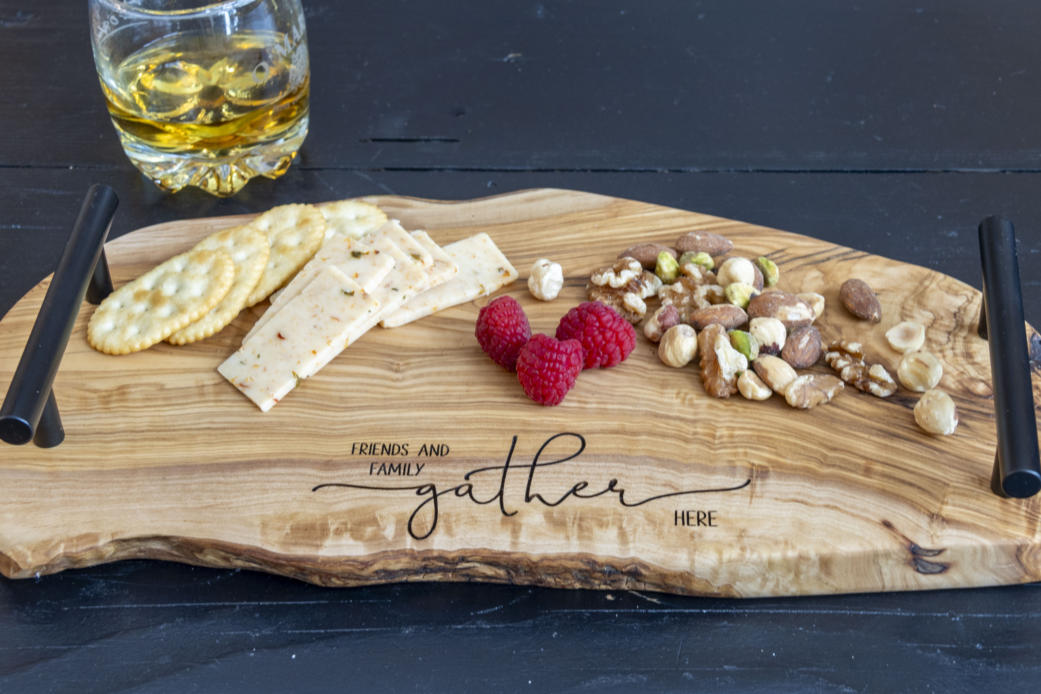 Olive wooden Charcuterie Serving Board