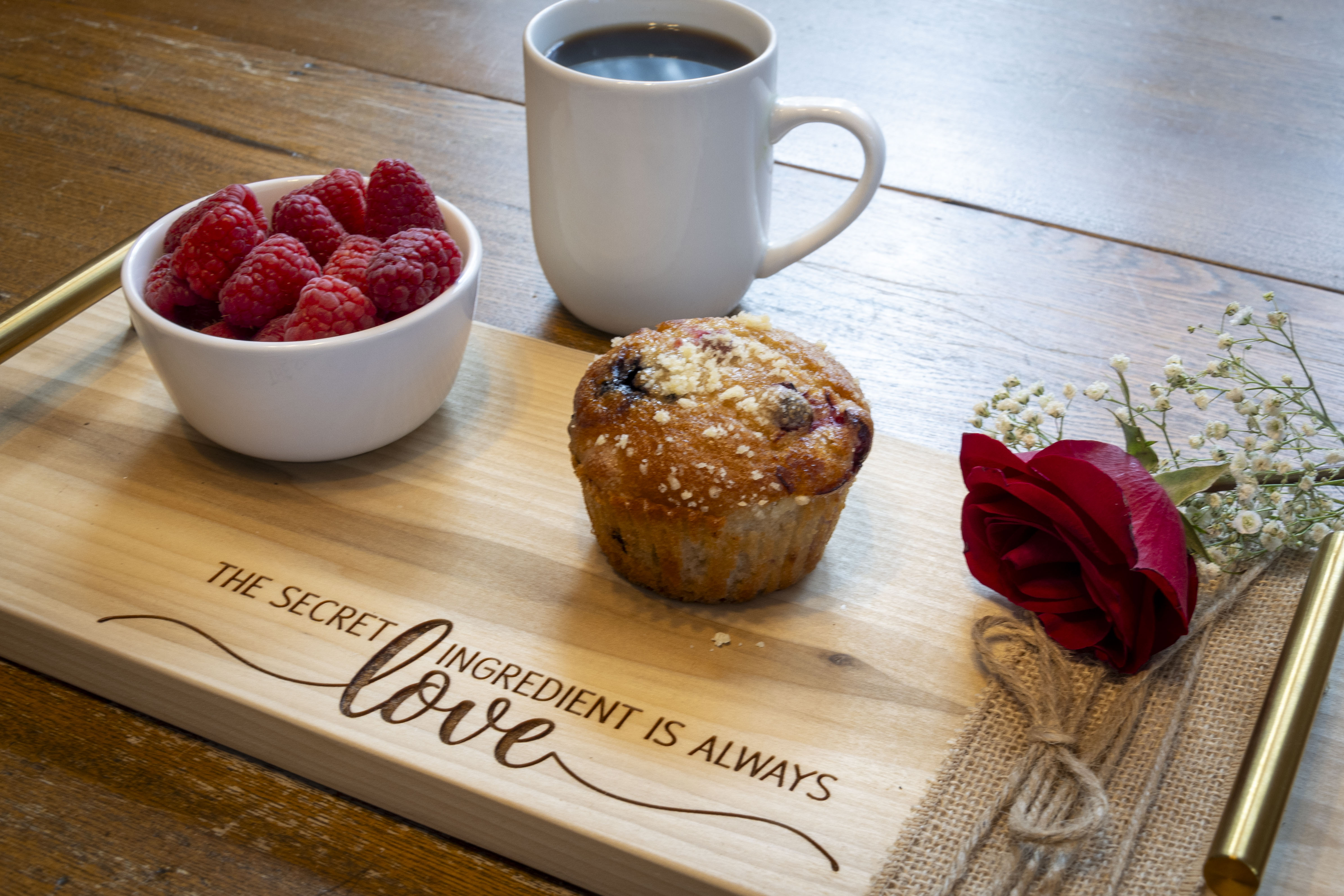 Personalized Wooden Breakfast Tray