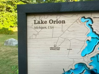Lake Orion Wood Map