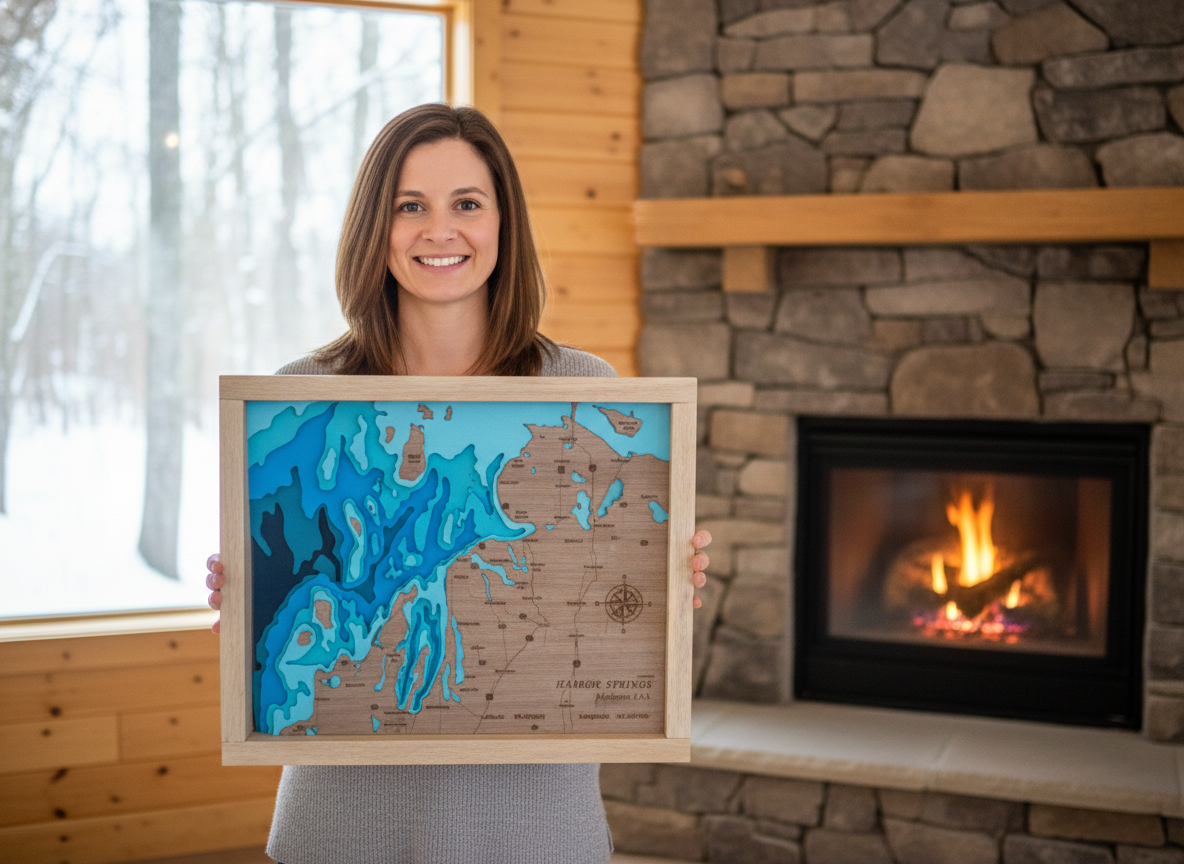 Harbor Springs Lake Map