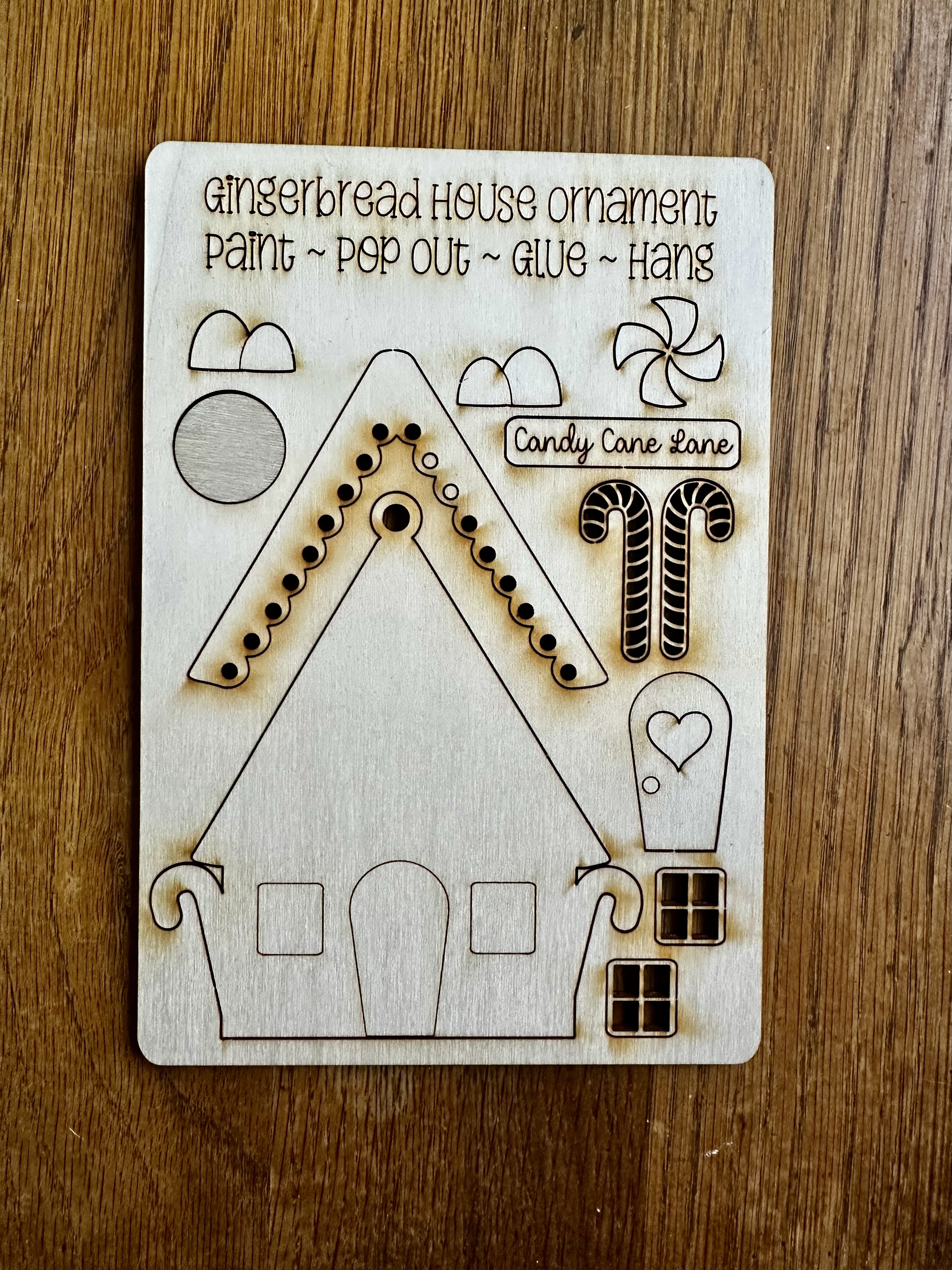 Candy Cane Lane Gingerbread House Ornament