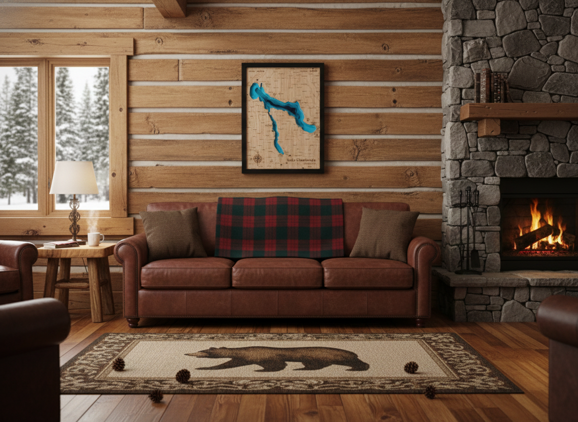 Lake Charlevoix Wood Map