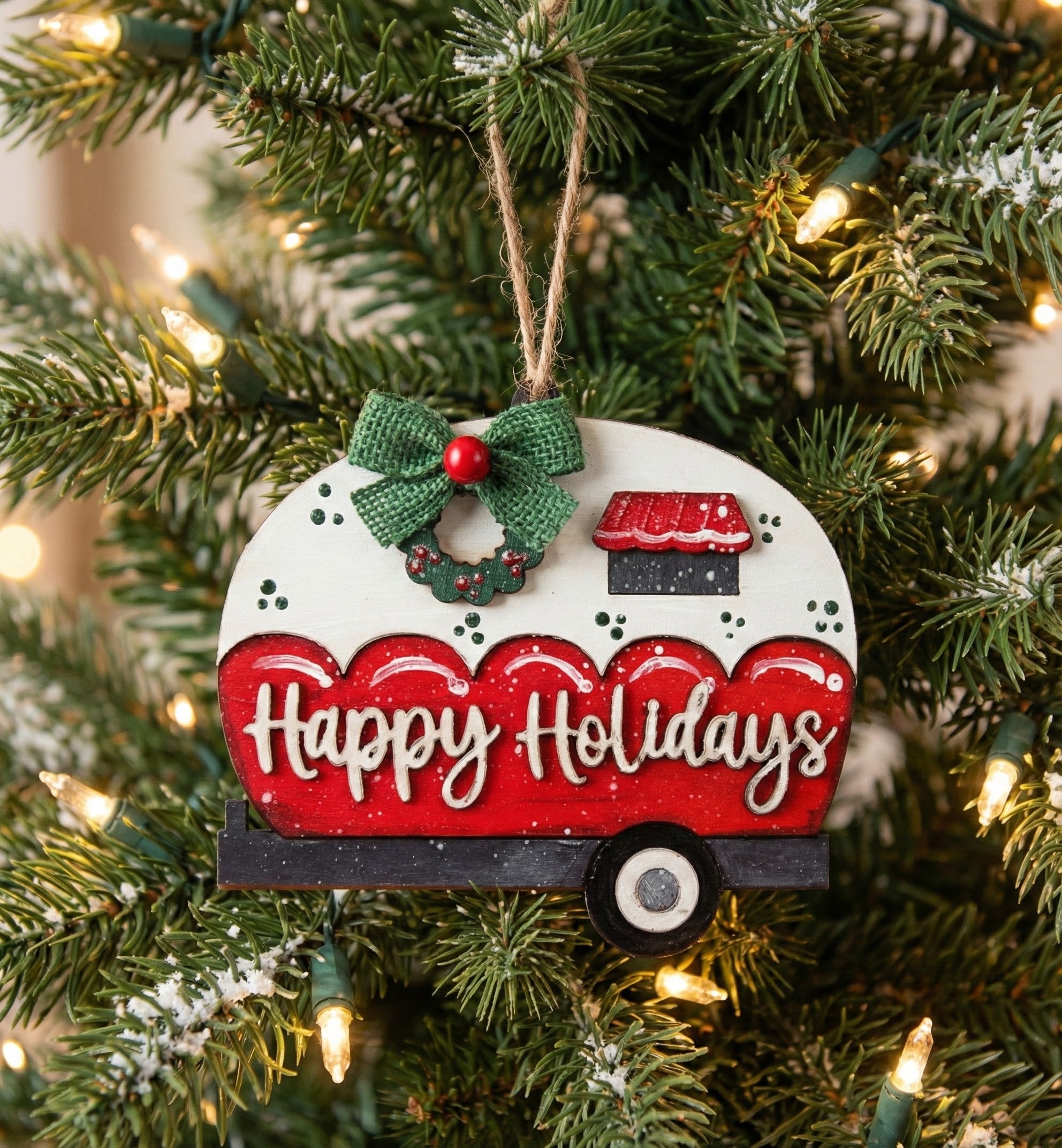 DIY Paint your own Holiday Christmas Ornament