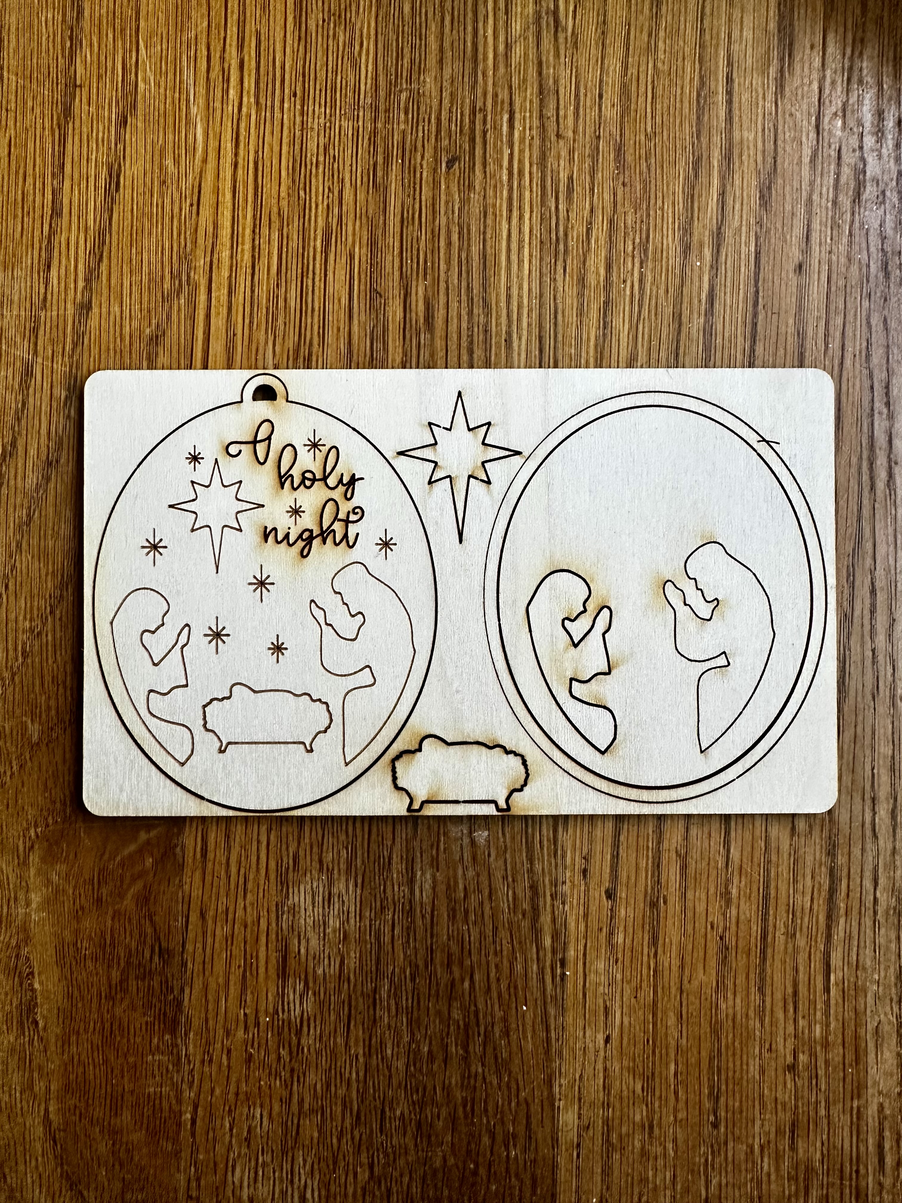 Nativity Scene Christmas Ornament