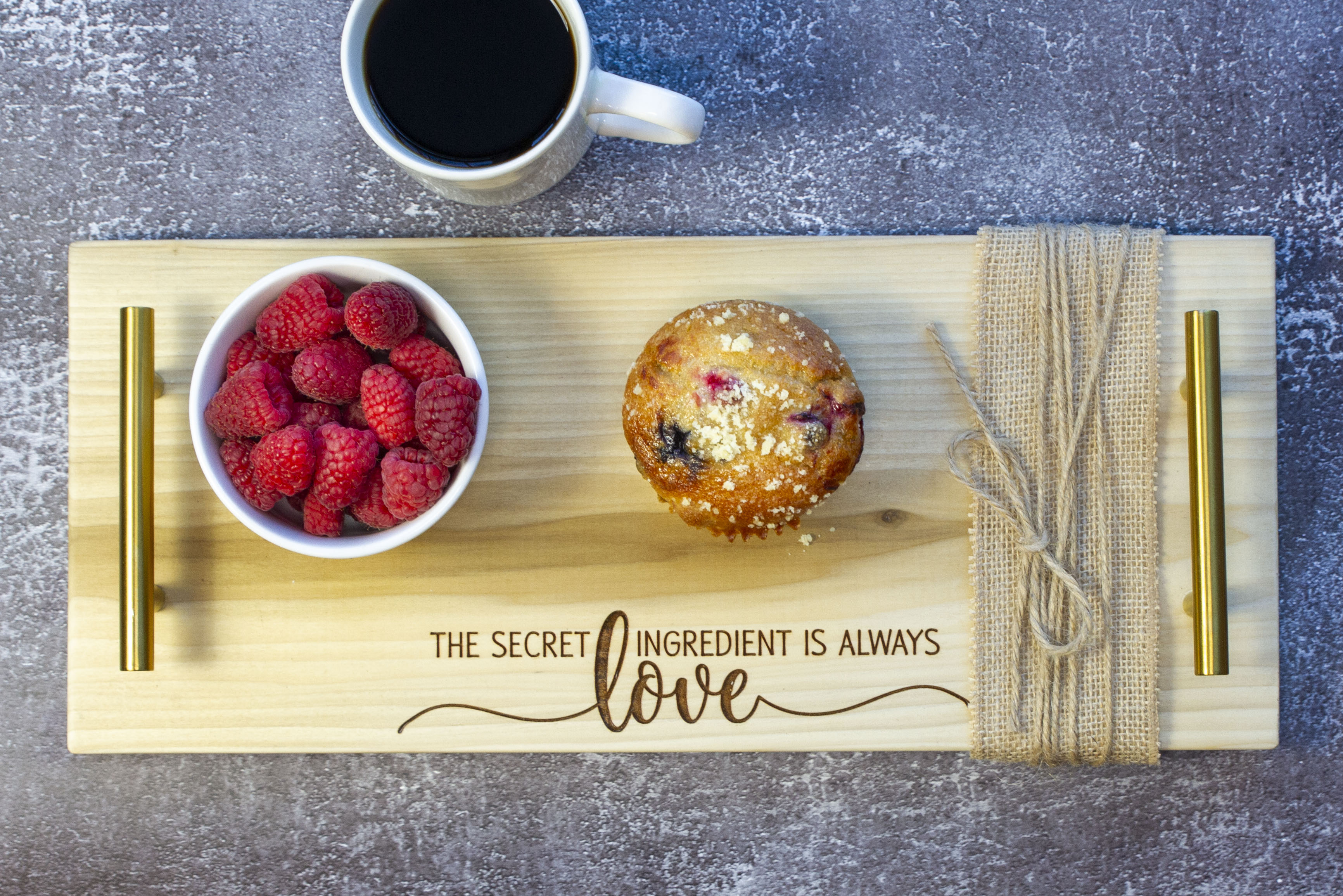 Personalized Wooden Breakfast Tray