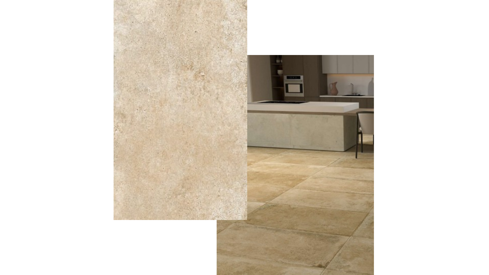 COTTO BEIGE 1m x 1m - Prix au M²