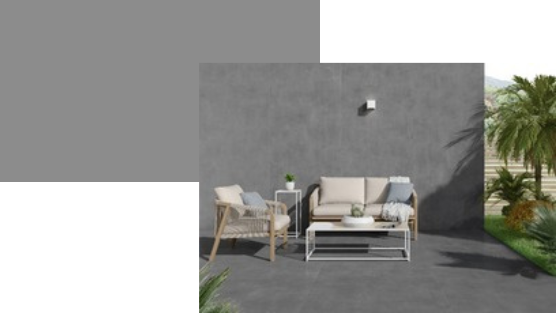 BALTIMORE GRIS 90 cm x 90 cm - Prix au M²