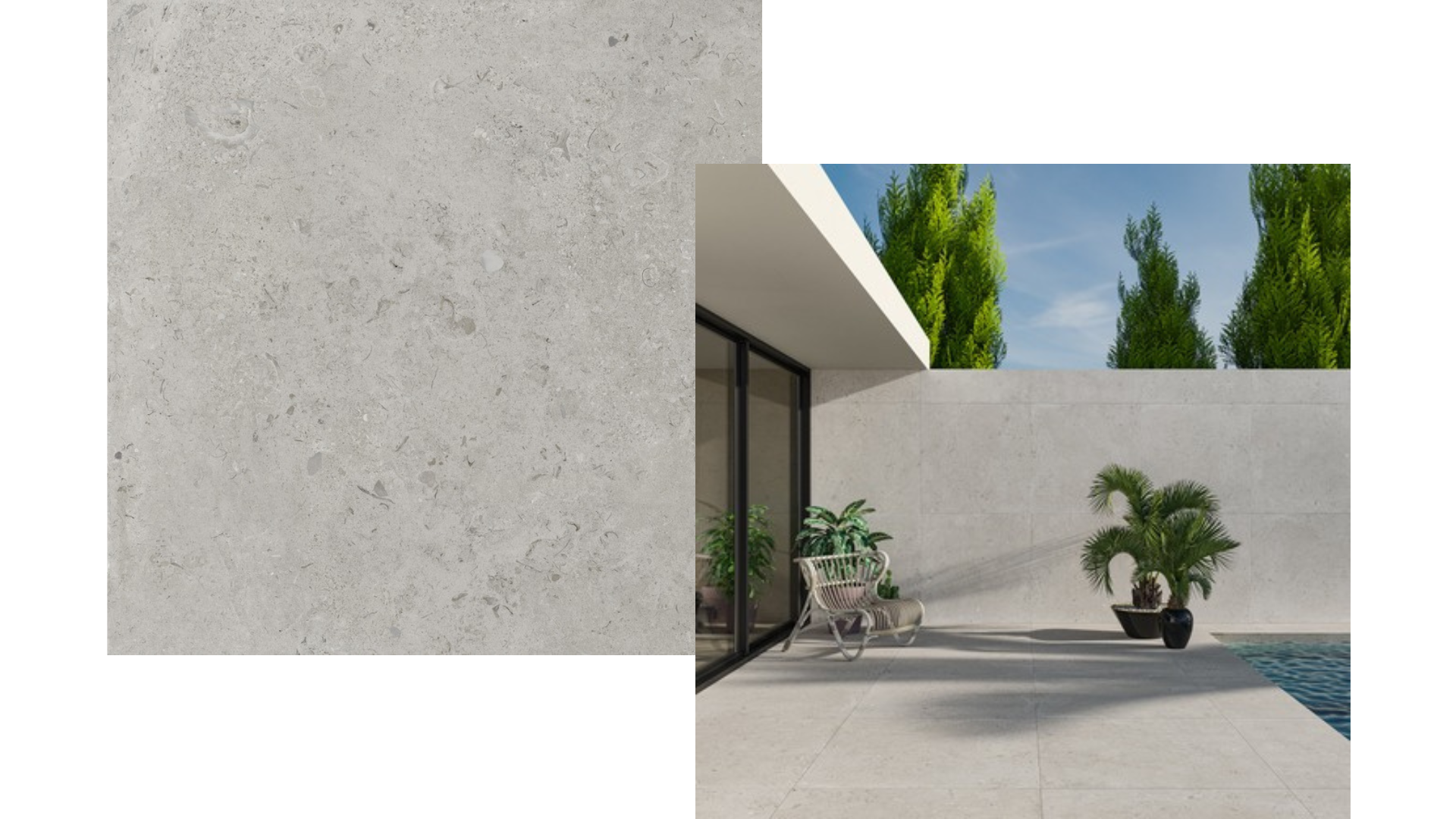 CAROLINA PERLA 90 cm x 90 cm - Prix au M²