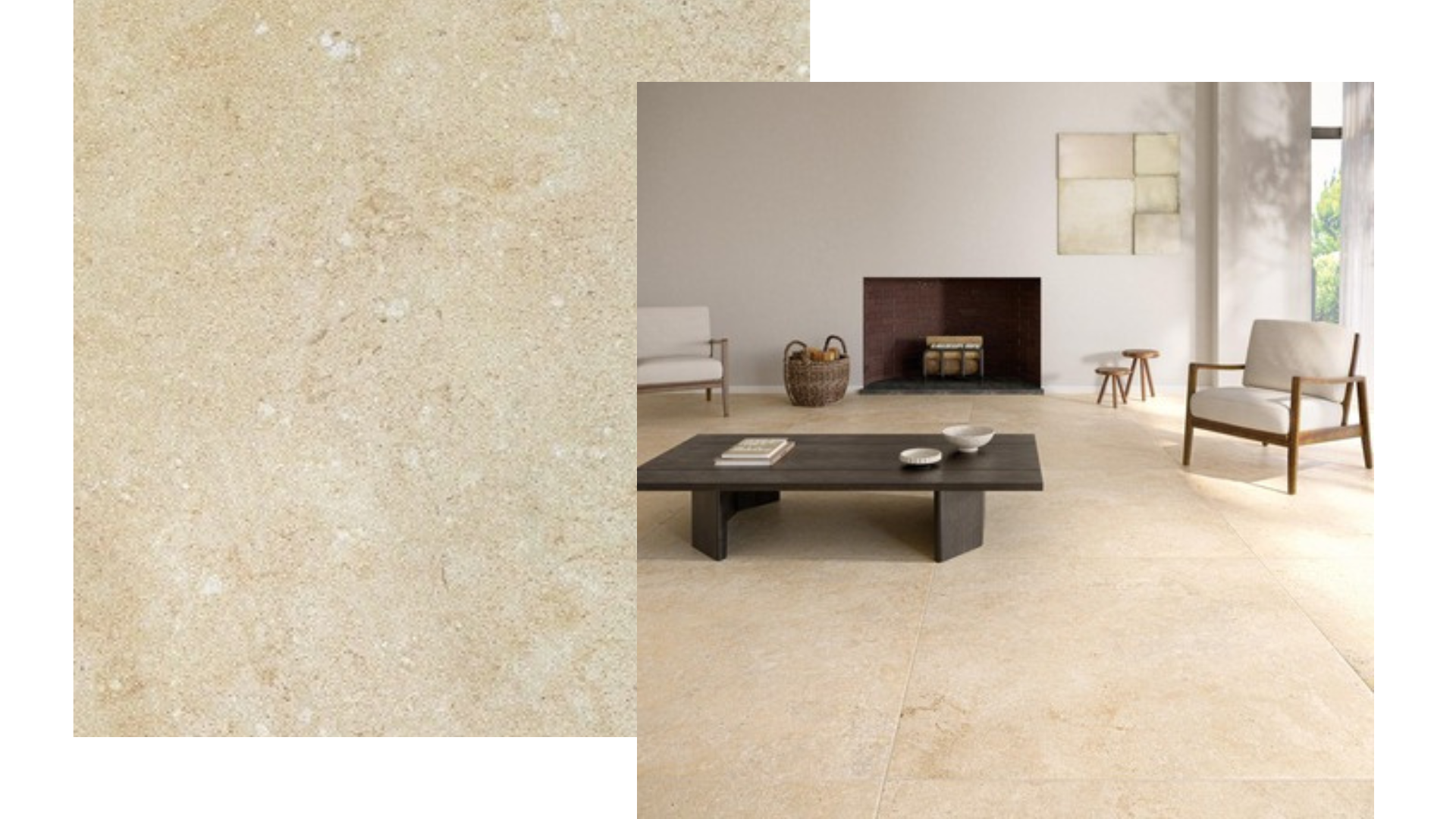 PISANO BEIGE 60 cm x 60 cm - Prix au M²