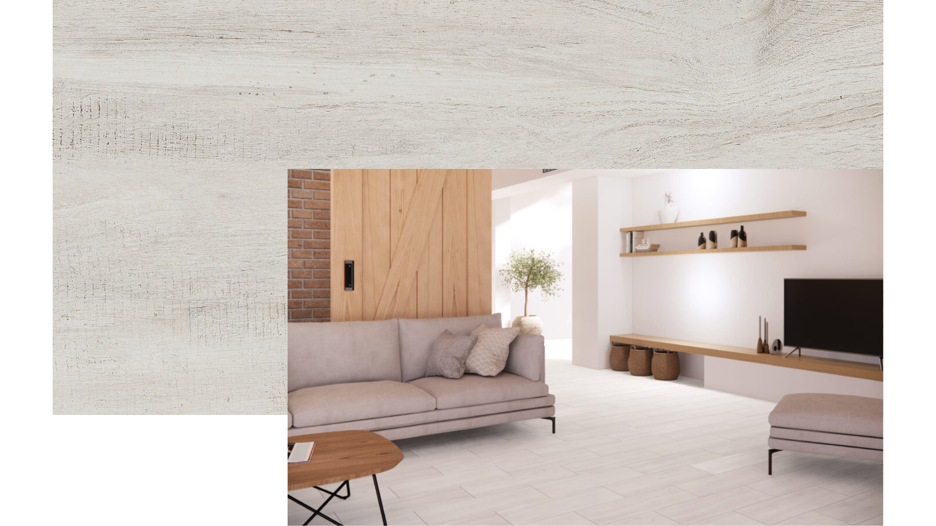 MONEO BLANCO 20 x 120 - Prix au M²