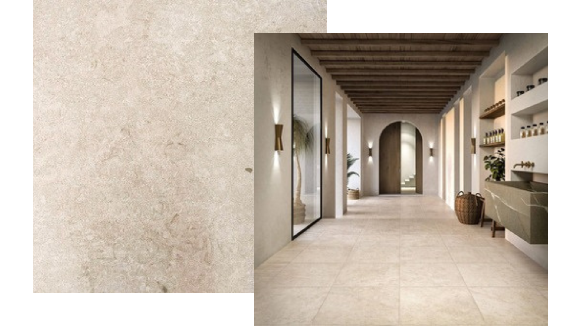 MIDTOWN CREAM 60 cm x 60 cm - Prix u M²