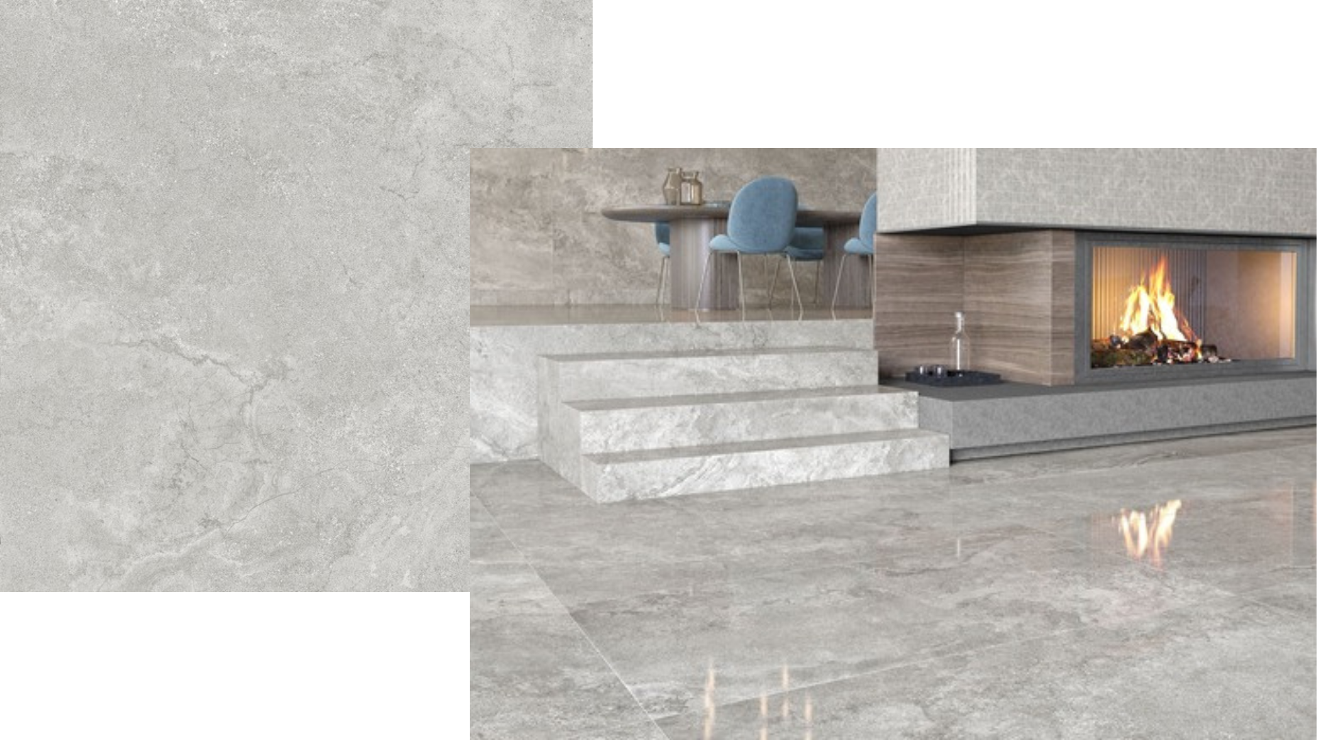 CAPADOCIA SILVER 90 cm x 90 cm - Prix au M²