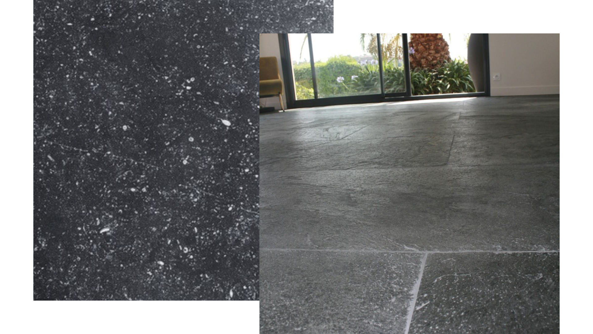 STONEARTS BLACK 60 cm x 60 cm - Prix au M²