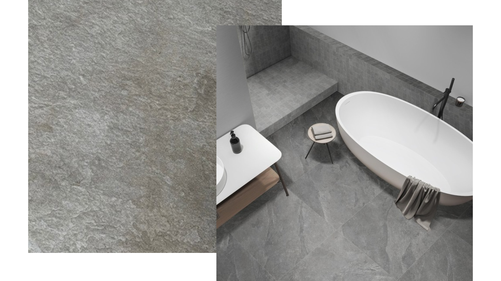 PIZARRA GRIS 60 cm x 60 cm - Prix au M²