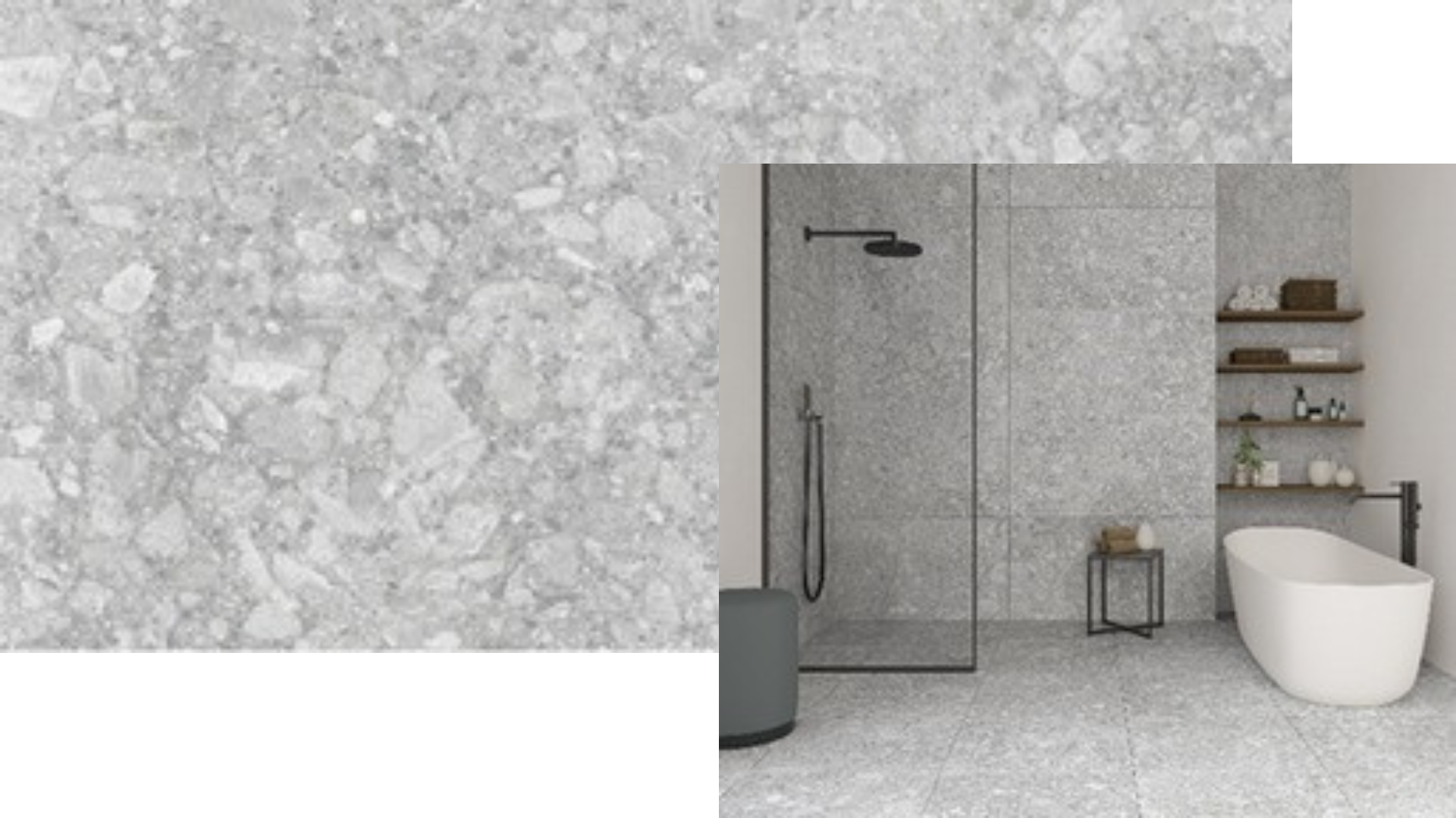 PEDREGAL SILVER 120 × 120 - Prix au M²