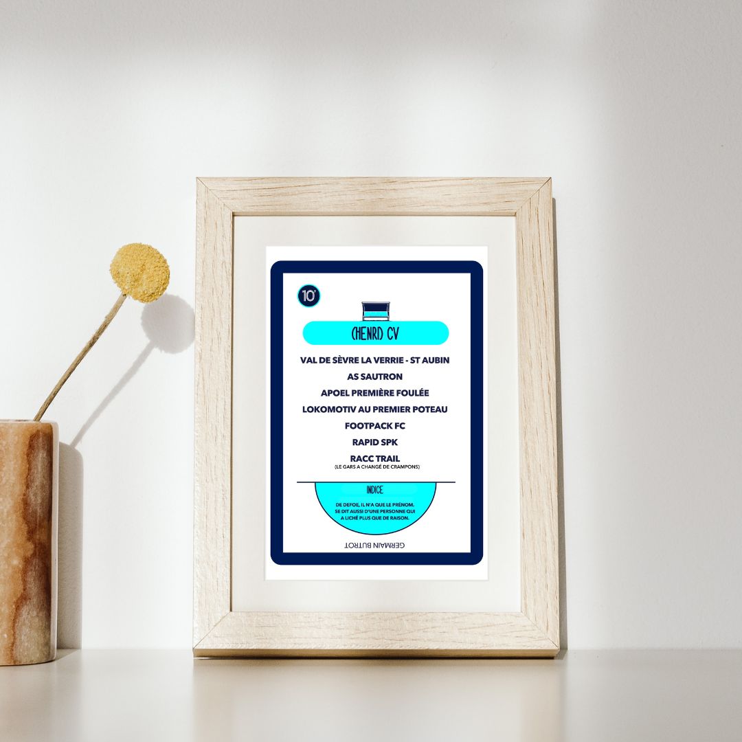 Affiche A4 personnalisée 🖼️