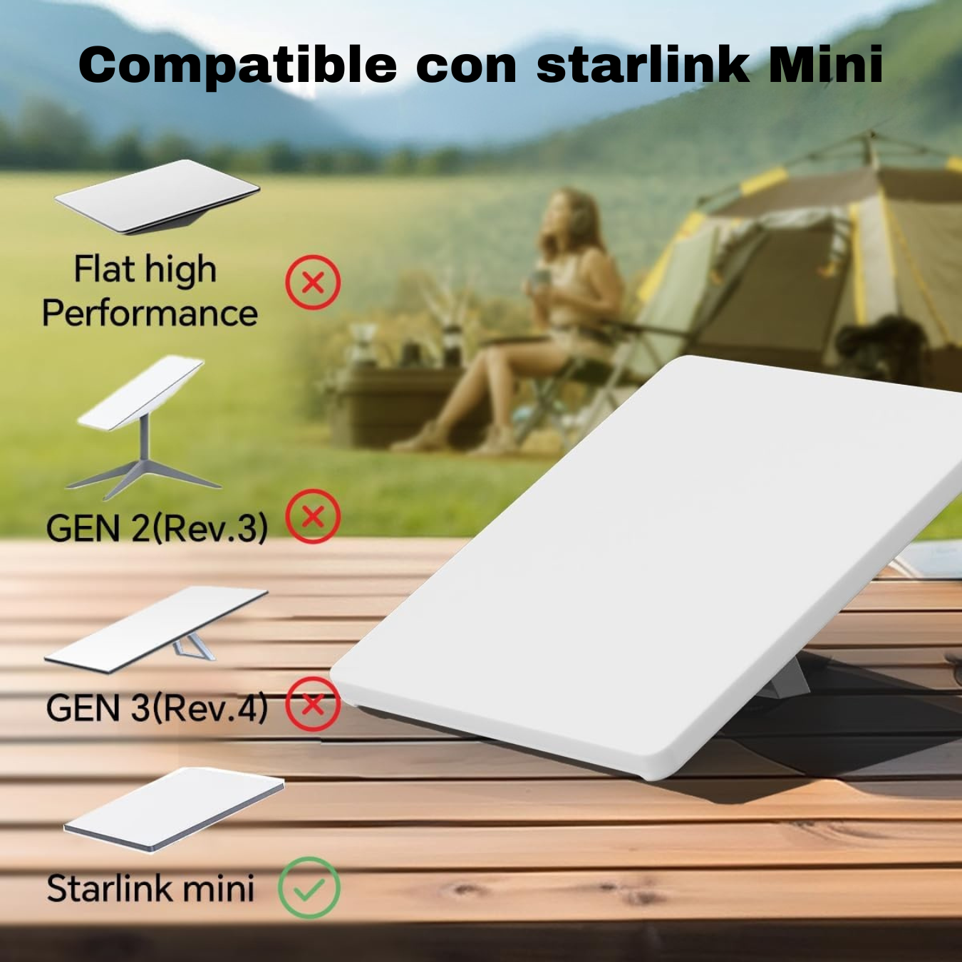 Funda Silicona Blanca para Starlink Mini