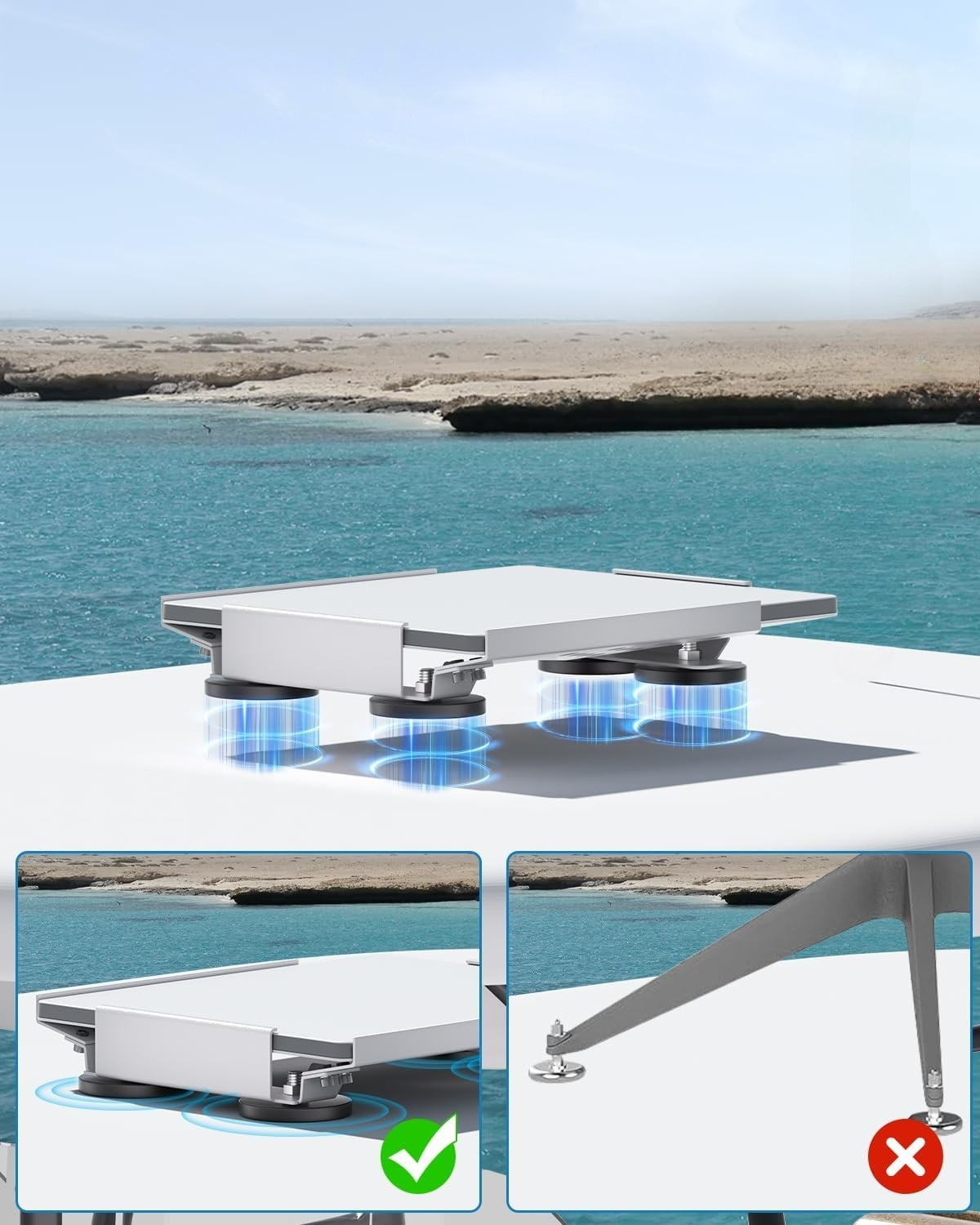 Montaje Magnetico para Exterior de Vehiculos para Starlink Mini