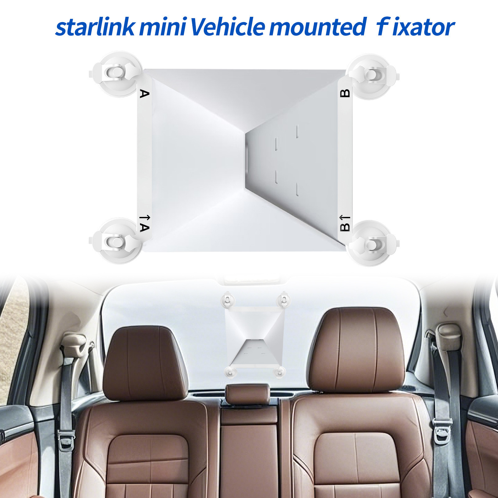 Soporte Ventosas Succion Para Starlink Mini