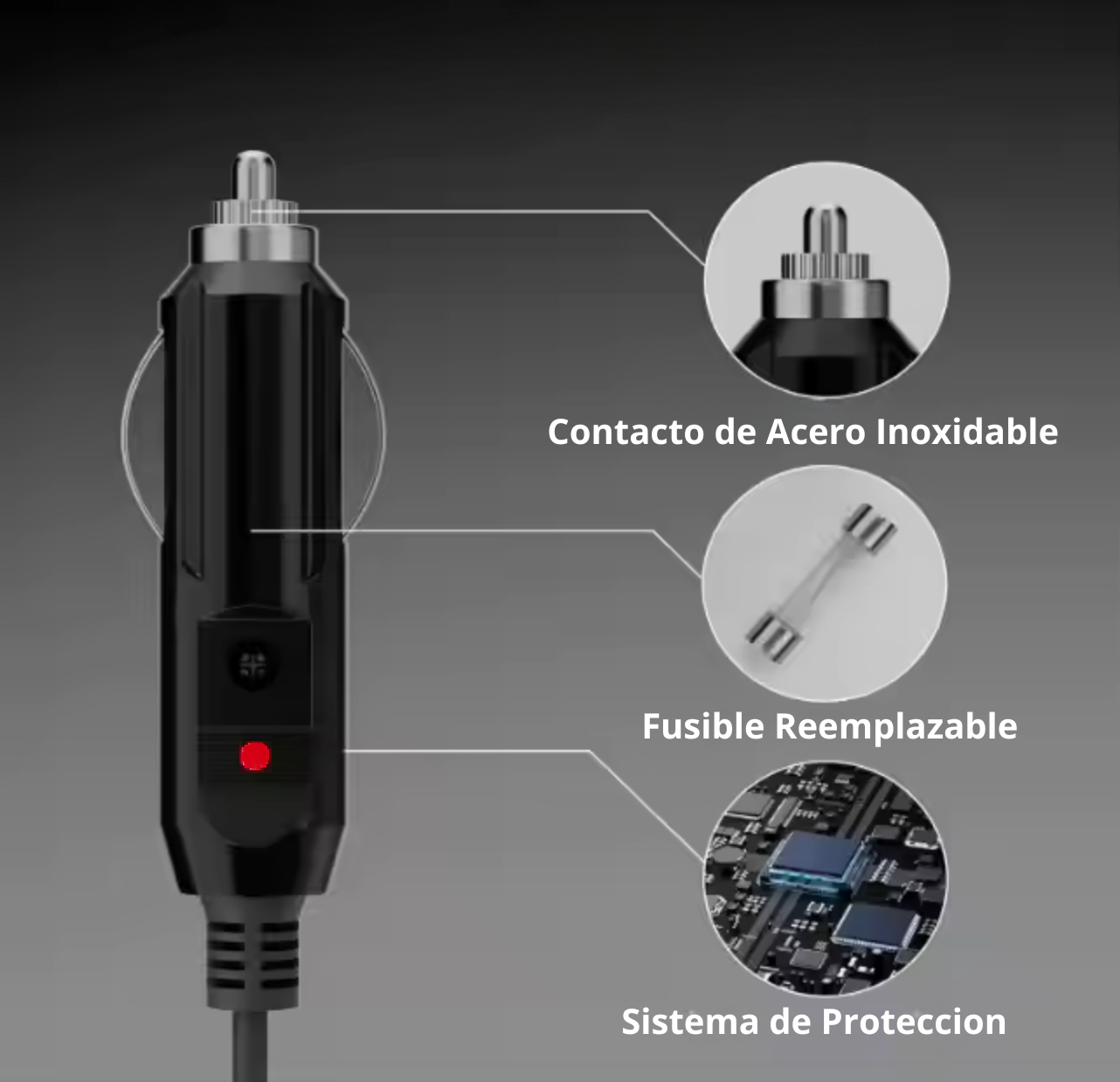 Cable Encendedor Automovil para Starlink Mini Led Indicator