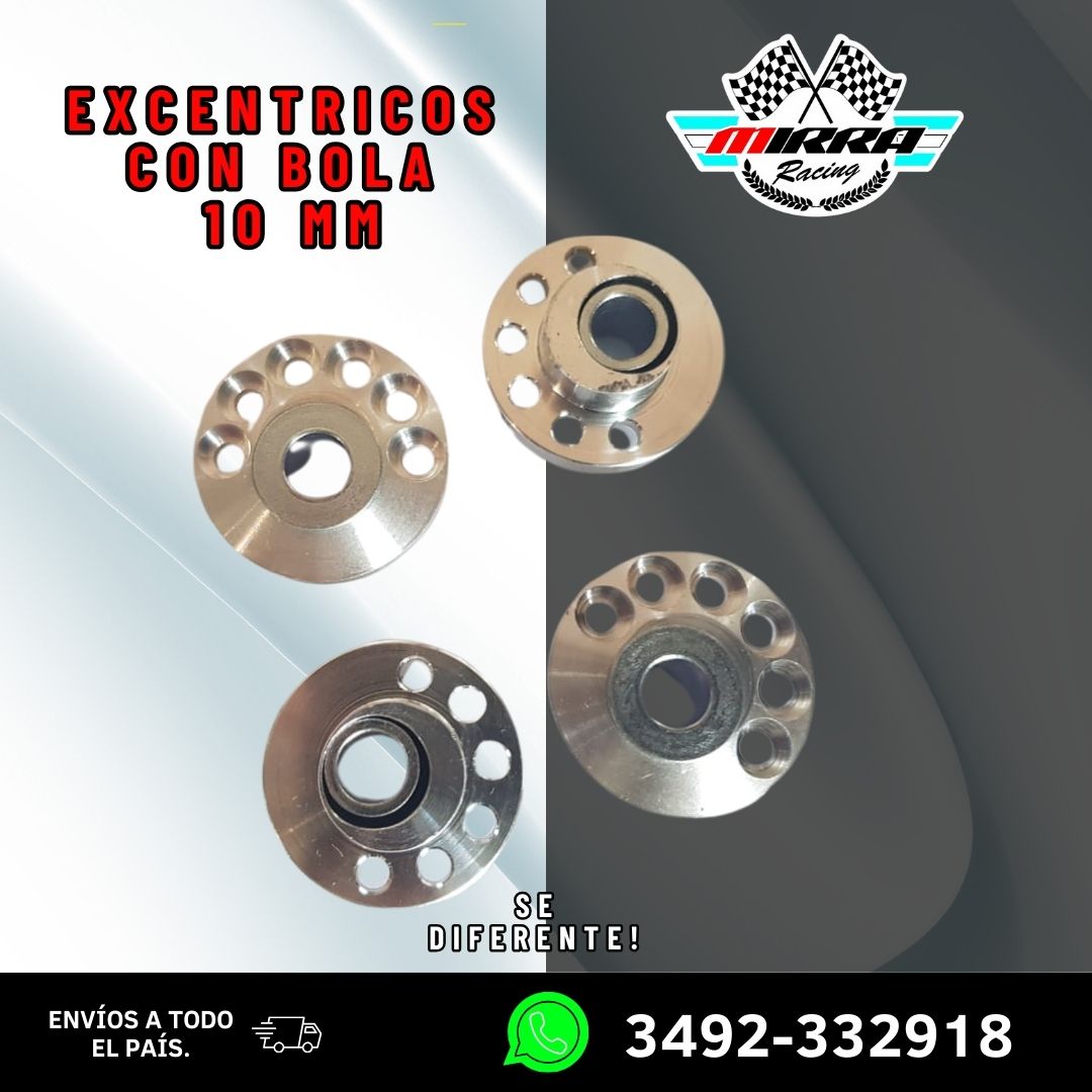 EXCENTRICOS CON BOLA 10MM (JUEGO DE 4 UNIDADES) RTK