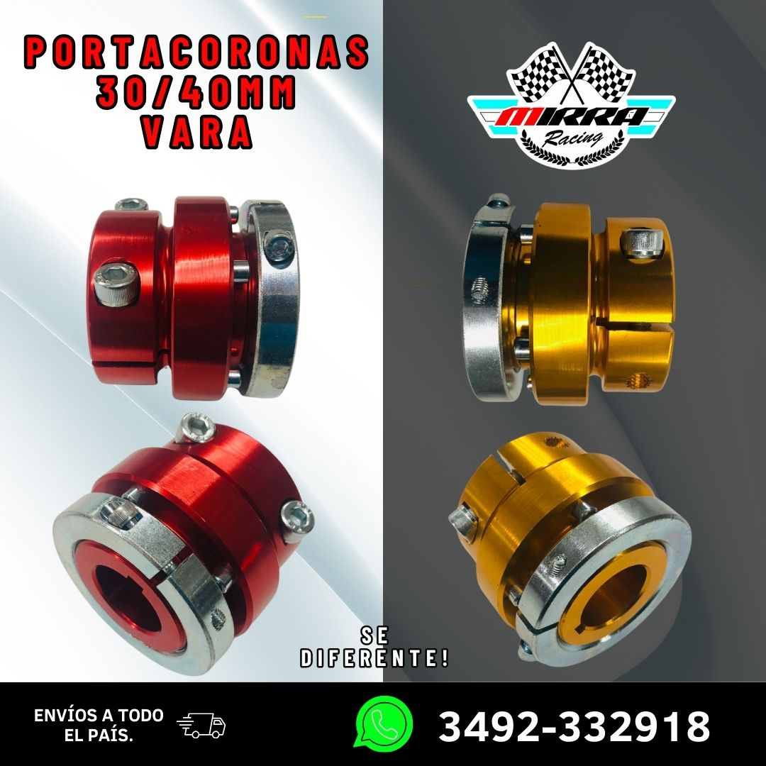 PORTACORONAS RAPIDO 30/40/50mm VARA