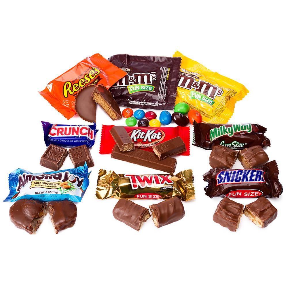 Assorted Chocolate Candy Bars Variety Pack