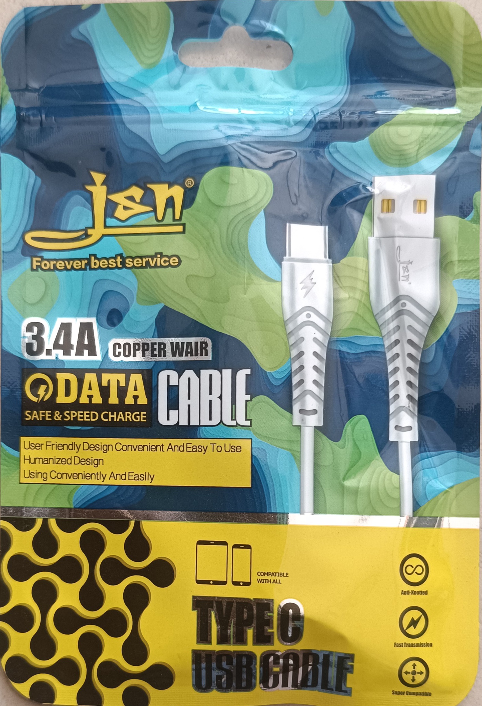 Jen Type-C USB Data Cable