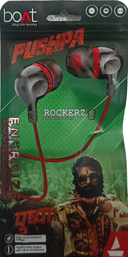 boAt Rockerz Earphones Pushpa Edition