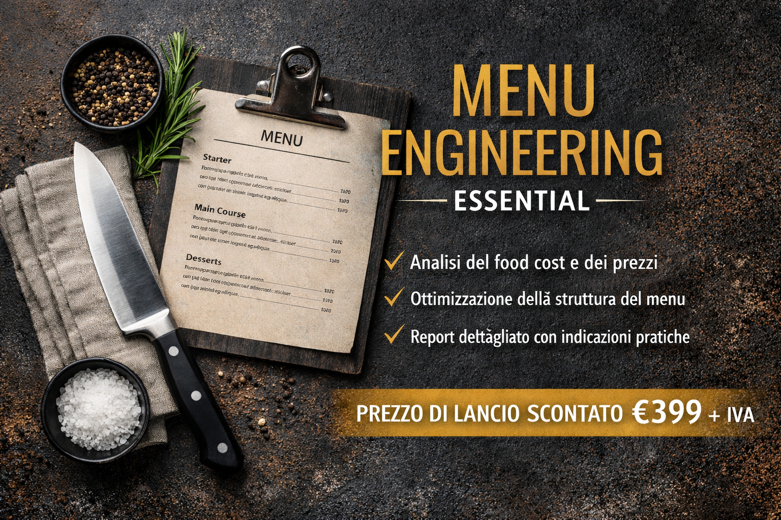 MENU ENGINEERING – ESSENTIAL