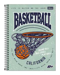 CADERNO CAPA DURA 10 MATERIAS 200 FOLHAS D+ MASCUINO - TILIBRA