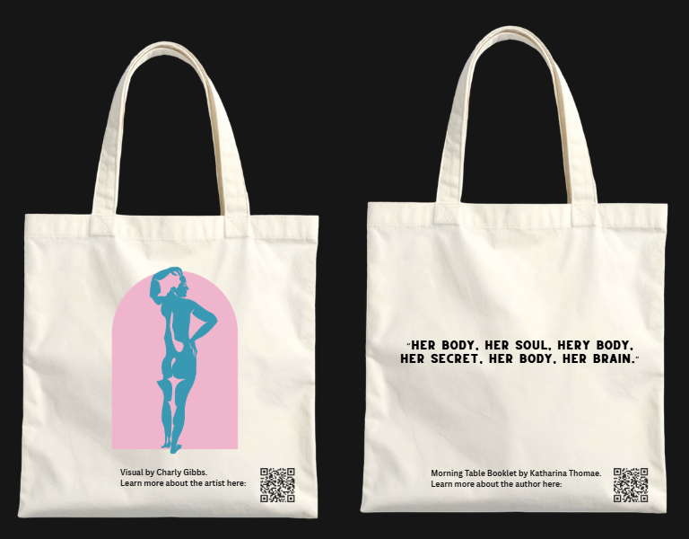 Art-Themed Canvas Tote Bag