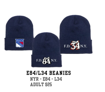 E84/L34 FDNY Beanies