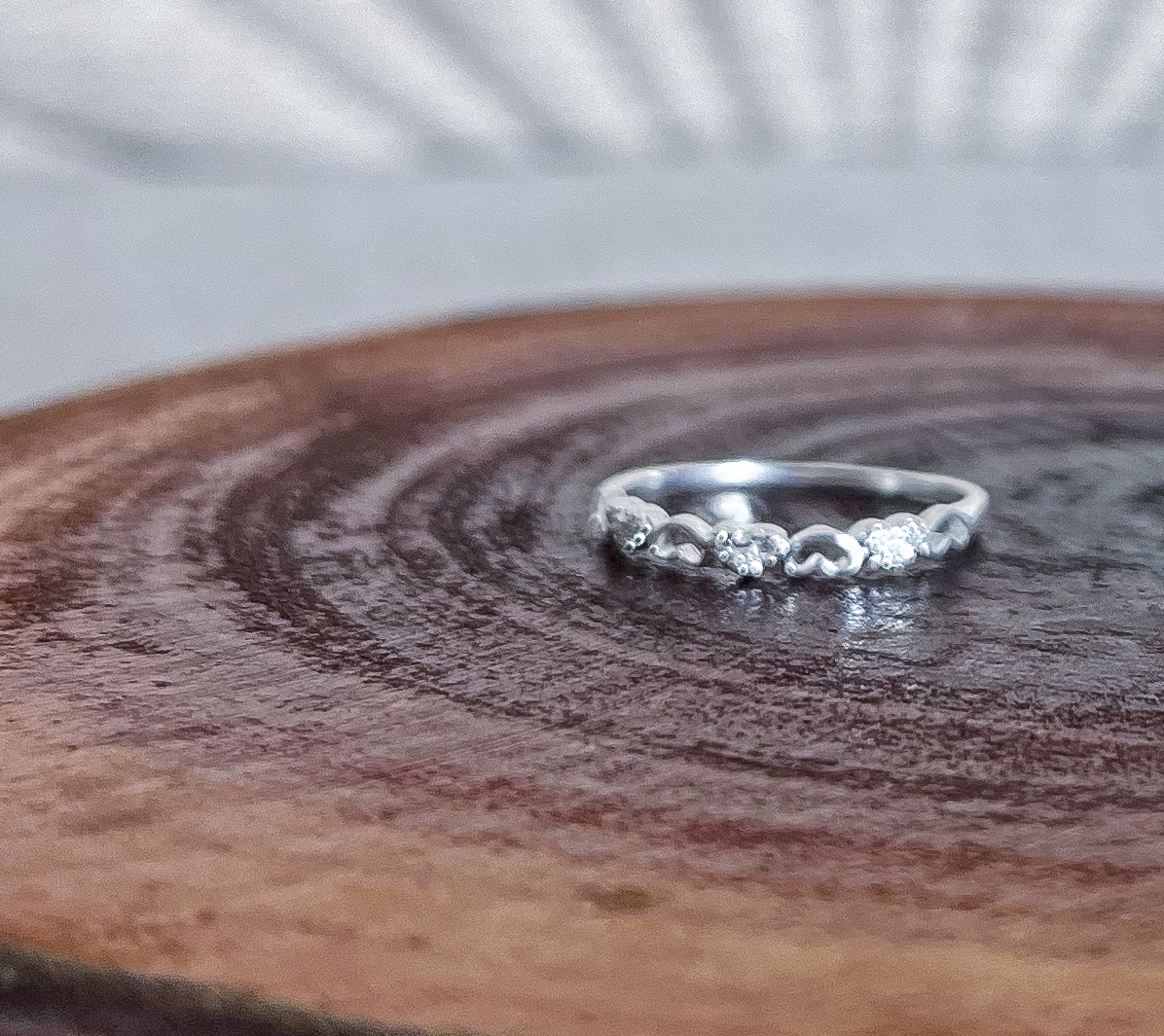 Anel Corações Aro Fino