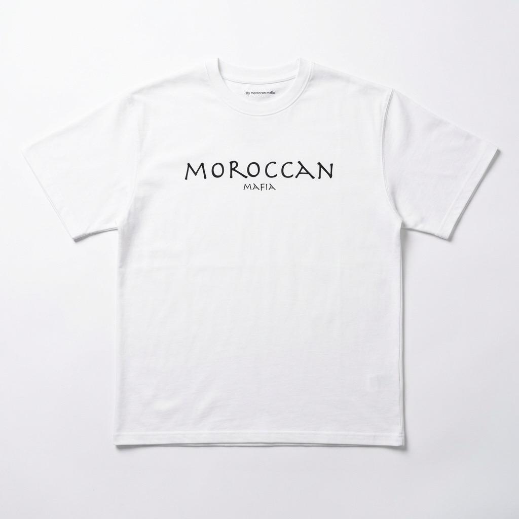 T-shirt Ville Bleue - Blanc