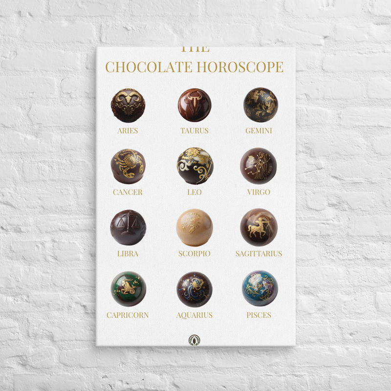 The Chocolate Horoscope - Canvas Prints