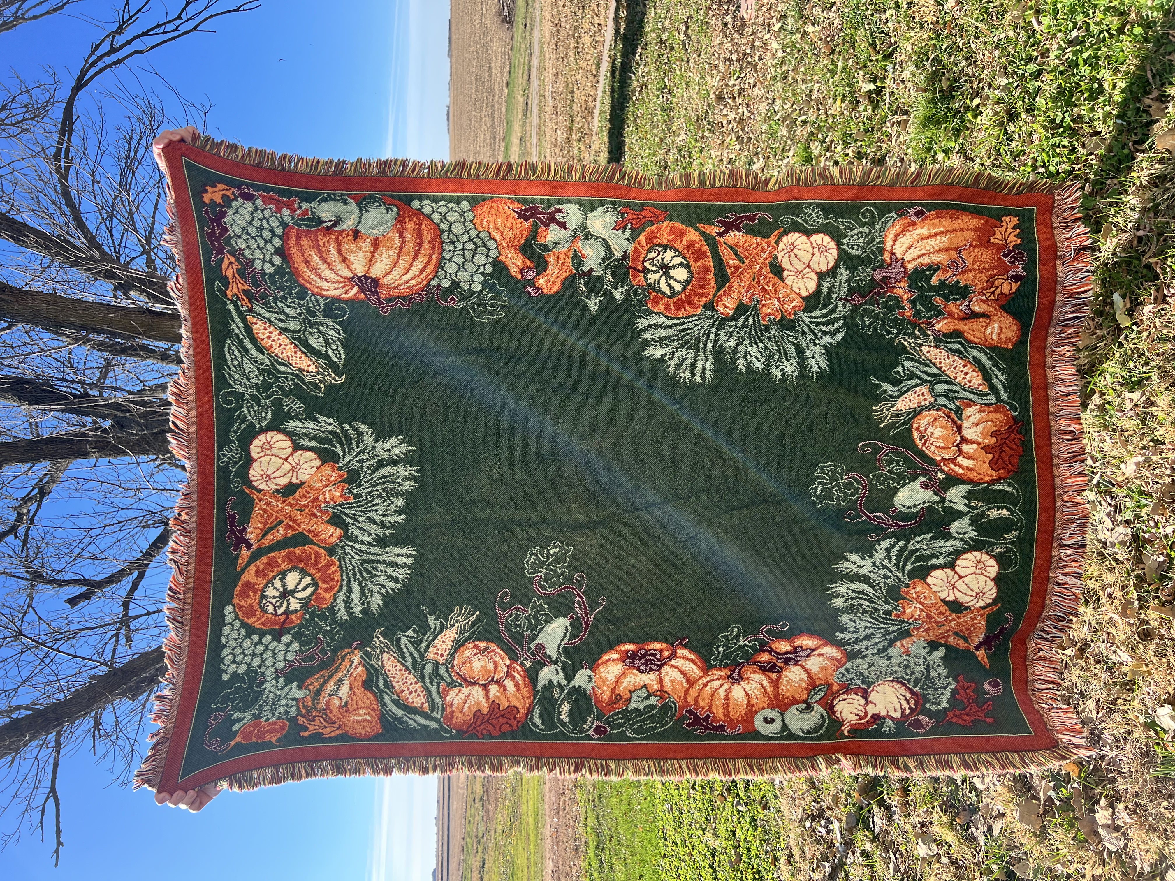 Pumpkins Throw Sweatshirt