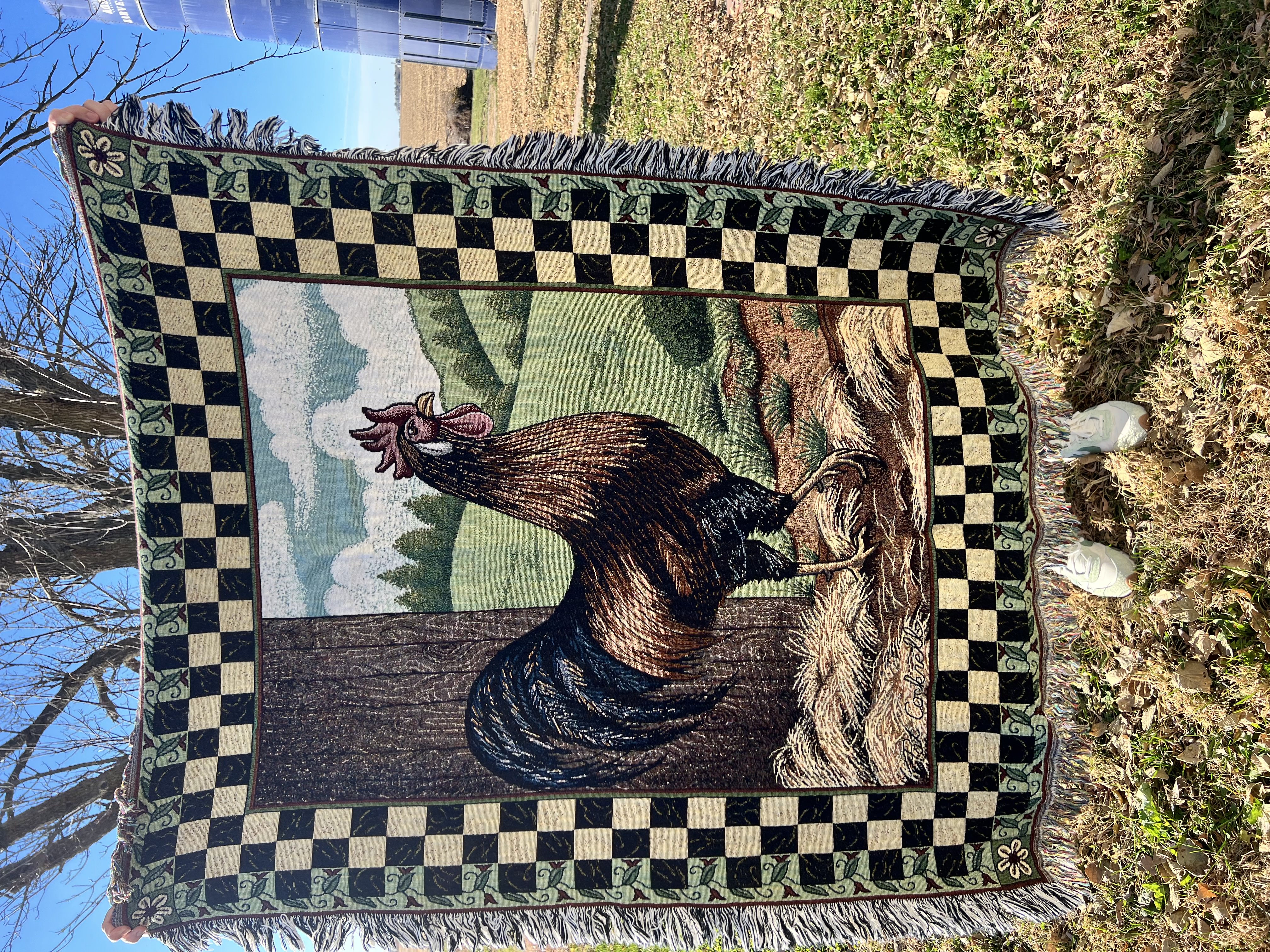 Rooster Throw Sweatshirt