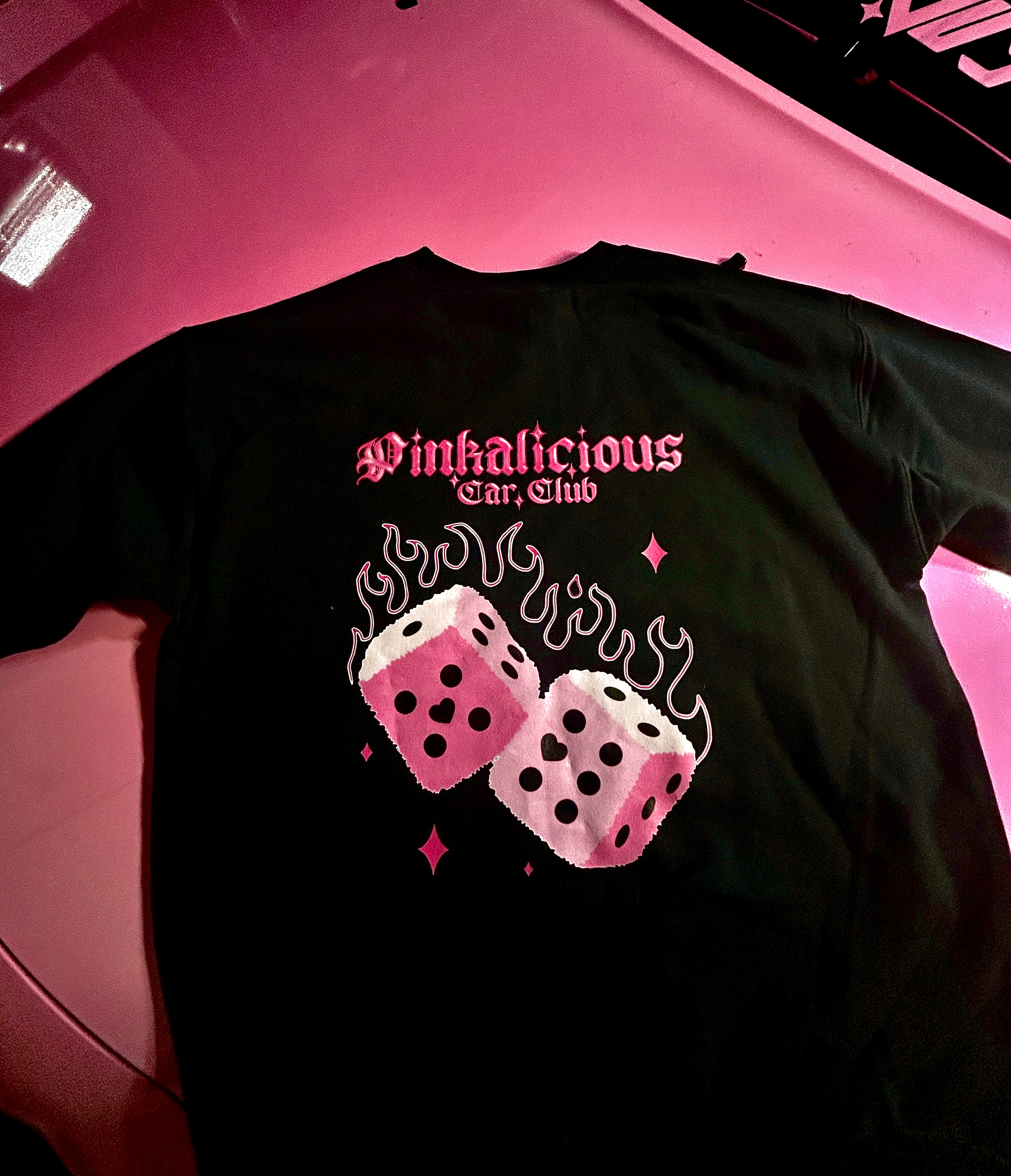 Flaming Dice Crew Neck Sweater 