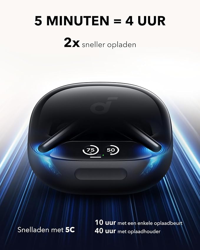 Draadloze oordopjes met ruisonderdrukking