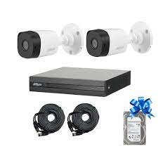 Kit de 2 cámaras de seguridad CCTV