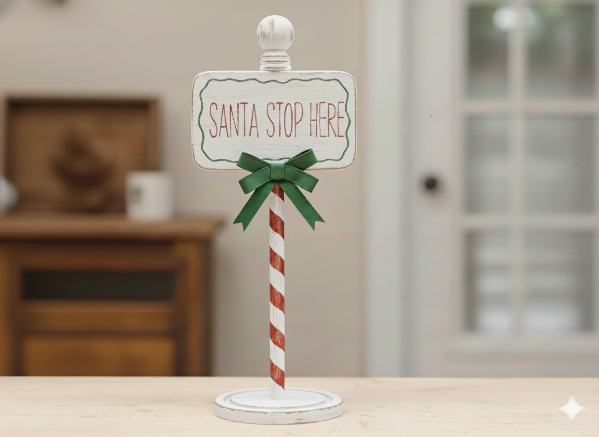 CARTEL SANTA STOP HERE