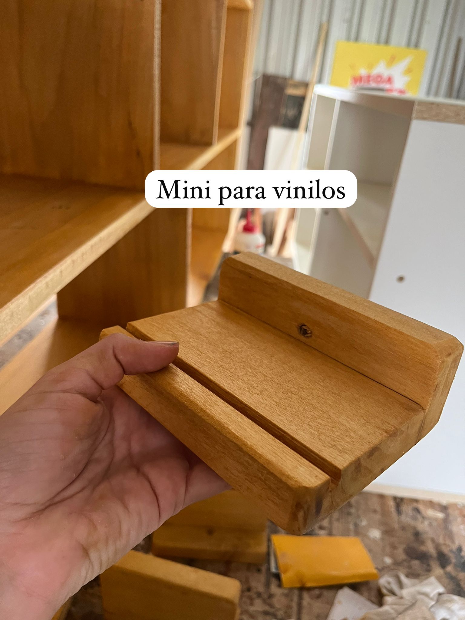 MINI estantes para VINILOS 