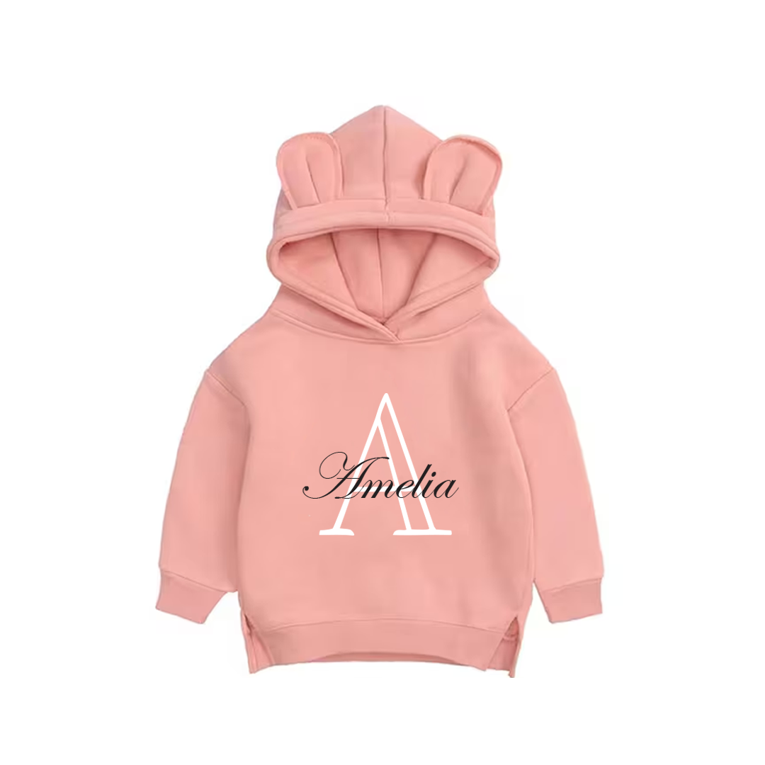 Personalized Pink Hoodie for Kids