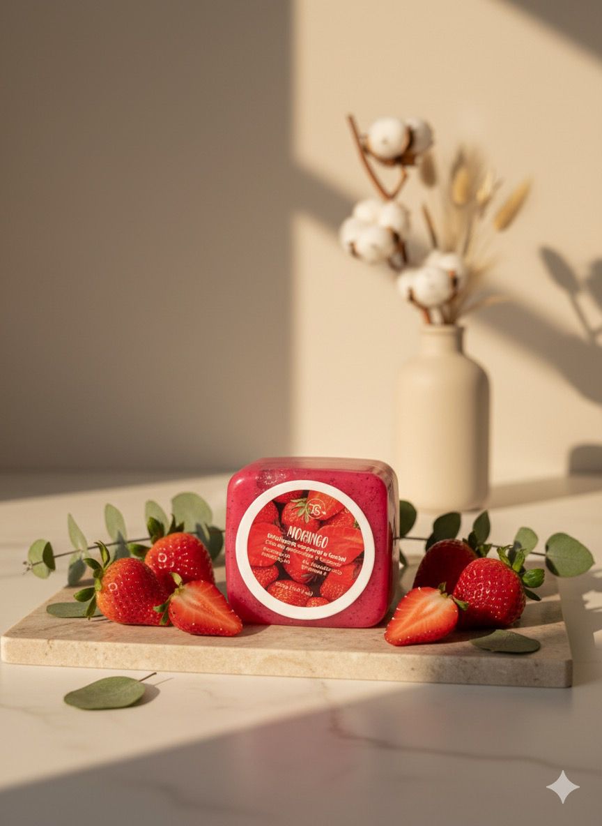 Esfoliante Corporal e Facial - Morango