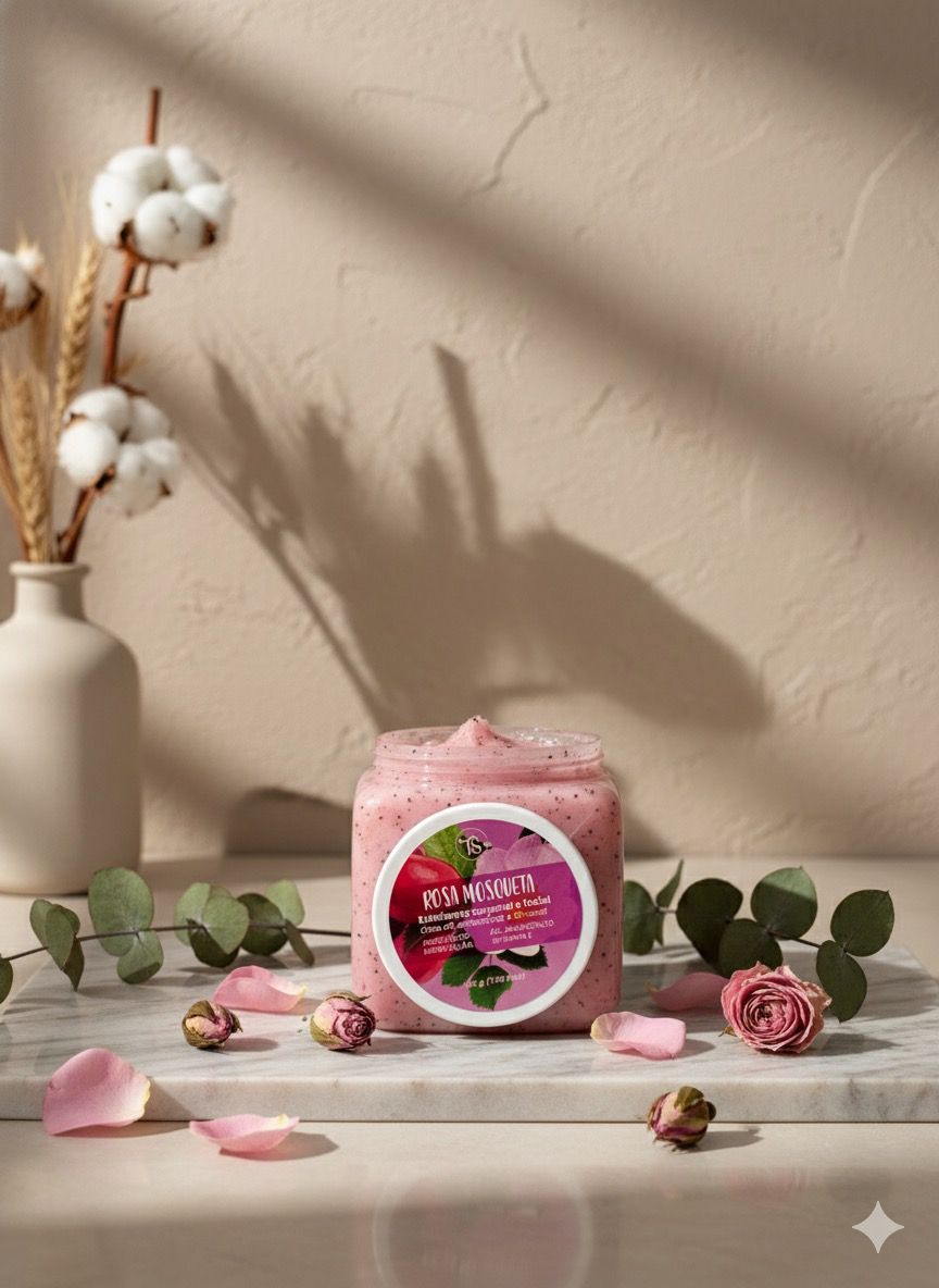 Esfoliante Corporal e Facial - Rosa